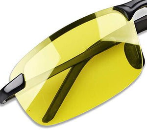 Occhiali da sole da guida per visione diurna e notturna polarizzati fotocromatici in lega Al-Mg, occhiali da sole per driver scolorimento UV400 Proteggi S160