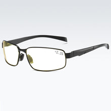 Load image into Gallery viewer, Al-mg Alloy Wide Face Men Ultralight Reading Glasses +0.75 +1 +1.25 +1.5 +1.75 +2 +2.25 +2.5 +2.75 +3 +3.25 +3.5 +3.75 +4 To +6