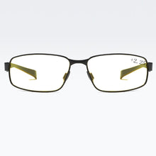Load image into Gallery viewer, Al-mg Alloy Wide Face Men Ultralight Reading Glasses +0.75 +1 +1.25 +1.5 +1.75 +2 +2.25 +2.5 +2.75 +3 +3.25 +3.5 +3.75 +4 To +6