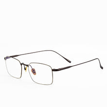 Load image into Gallery viewer, All Titanium Frame Ultra Light Pure Titanium Glasses Frame Square Myopia Glasses Men Titanium Alloy Frame Retro Frames SC10T