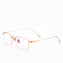 Load image into Gallery viewer, All Titanium Frame Ultra Light Pure Titanium Glasses Frame Square Myopia Glasses Men Titanium Alloy Frame Retro Frames SC10T
