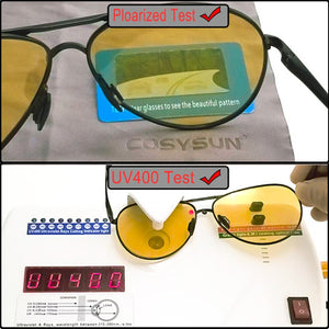 All Weather Pilot Photochromic Sunglasses Man Polarized Night Vision Goggle Men Oculos Driver Driving Glasses Gafas De Sol