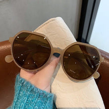 Load image into Gallery viewer, All-match Sunglasses Trending Personality Round Frame Sunglasses Ins Candy Color Big Frame Glasses Accessories