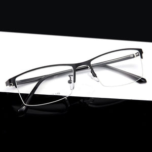 Alloy Eyeglasses Frame 2023 Prescription Eye Glasses for Men Square Myopia Optical Glasses Frame Man Japan Eyewear