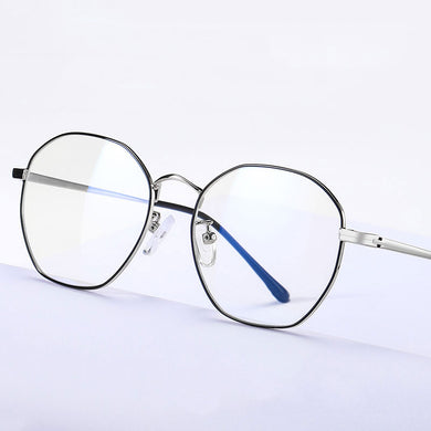 Alloy Frame Glasses Anti-Radiation Anti-Blue Ray Full Rim Spectacles Men and Women Style with Spring Hinges Selling