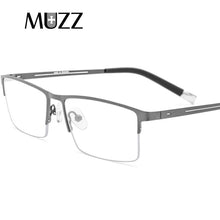 Load image into Gallery viewer, Alloy Glasses Frame Men Ultralight Wide Square Myopia Prescription Eyeglasses Frames 2023 Metal Optical Eyewear