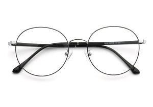 Alloy Glasses Frame Men Women Vintage Round Myopia Optical Frames Prescription Eyeglasses Retro Metal Glasses Frame Eyewear
