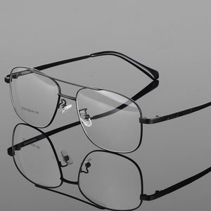 Alloy Glasses Frame Men big Square Myopia Prescription Eyeglasses Male Metal Full Optical Frame Eyewear 2256 eyeglasses frame