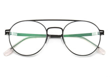 Load image into Gallery viewer, Alloy Glasses Frame Silicone Men Round Optical Prescription Eyeglasses Korea ULTEM Metal Myopia Glasses Frame Eyewear