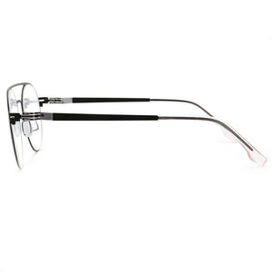 Alloy Glasses Frame Silicone Men Round Optical Prescription Eyeglasses Korea ULTEM Metal Myopia Glasses Frame Eyewear