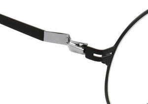 Alloy Glasses Frame Silicone Men Round Optical Prescription Eyeglasses Korea ULTEM Metal Myopia Glasses Frame Eyewear