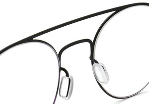Alloy Glasses Frame Silicone Men Round Optical Prescription Eyeglasses Korea ULTEM Metal Myopia Glasses Frame Eyewear