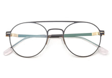 Load image into Gallery viewer, Alloy Glasses Frame Silicone Men Round Optical Prescription Eyeglasses Korea ULTEM Metal Myopia Glasses Frame Eyewear