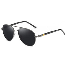 Load image into Gallery viewer, Alloy Men Sunglasses Polarized Aviation Metail Frame Quality Oversized Spring Leg Brand Design Pilot Male Sun Glasses Driving
