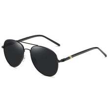 Load image into Gallery viewer, Alloy Men Sunglasses Polarized Aviation Metail Frame Quality Oversized Spring Leg Brand Design Pilot Male Sun Glasses Driving