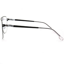 Load image into Gallery viewer, Alloy Myopia Glasses Frame Men Square Optical Prescription Eyeglasses Frame Metal Oversize ULTEM Frame Silicone Eyewear