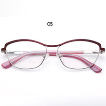 Load image into Gallery viewer, Alloy Optical Glasses Cat Eye Women Small Myopia Prescription Eyeglass Frames Myopia Hyperopia Eyeglasses 2023 Sexy Lady Eyewear