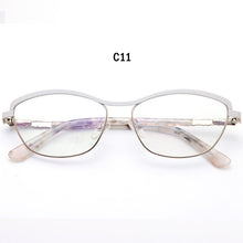 Load image into Gallery viewer, Alloy Optical Glasses Cat Eye Women Small Myopia Prescription Eyeglass Frames Myopia Hyperopia Eyeglasses 2023 Sexy Lady Eyewear