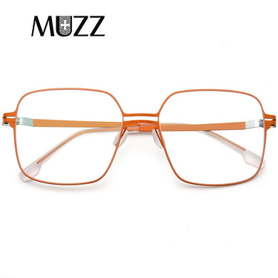Alloy Optical Glasses Frame Men Oversize Square Prescription Eyeglasses Metal Myopia Glasses Frame 2023 Korea Designer Eyewear