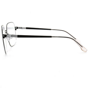 Alloy Optical Glasses Frame Men Oversize Square Prescription Eyeglasses Metal Myopia Glasses Frame 2023 Korea Designer Eyewear