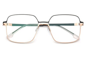 Alloy Optical Glasses Frame Men Oversize Square Prescription Eyeglasses Metal Myopia Glasses Frame 2023 Korea Designer Eyewear
