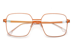 Alloy Optical Glasses Frame Men Oversize Square Prescription Eyeglasses Metal Myopia Glasses Frame 2023 Korea Designer Eyewear