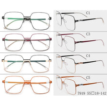 Load image into Gallery viewer, Alloy Optical Glasses Frame Men Oversize Square Prescription Eyeglasses Metal Myopia Glasses Frame 2023 Korea Designer Eyewear