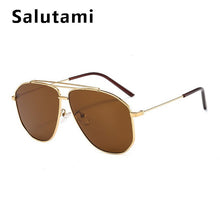 Load image into Gallery viewer, Alloy Square Polygon Sunglasses For Men 2023  Brand Pilot Aviation Sun Glasses Women Retro Pink Clear Oversize Shades