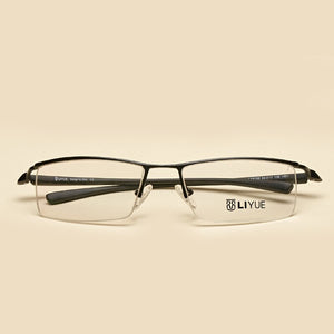 Alloy eyeglasses men Prescription myopia eyewear male Spectacle Frames optical Transparent glasses Frame clear lens eye glasses