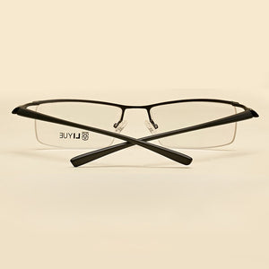 Alloy eyeglasses men Prescription myopia eyewear male Spectacle Frames optical Transparent glasses Frame clear lens eye glasses