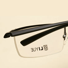 Carica l&#39;immagine nel visualizzatore di Gallery, Alloy eyeglasses men Prescription myopia eyewear male Spectacle Frames optical Transparent glasses Frame clear lens eye glasses