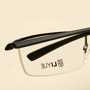 Alloy eyeglasses men Prescription myopia eyewear male Spectacle Frames optical Transparent glasses Frame clear lens eye glasses