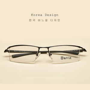 Alloy eyeglasses men Prescription myopia eyewear male Spectacle Frames optical Transparent glasses Frame clear lens eye glasses