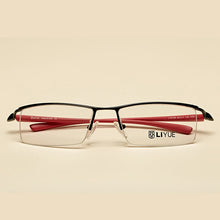 Carica l&#39;immagine nel visualizzatore di Gallery, Alloy eyeglasses men Prescription myopia eyewear male Spectacle Frames optical Transparent glasses Frame clear lens eye glasses