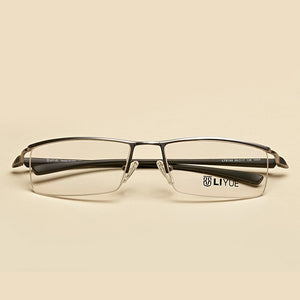 Alloy eyeglasses men Prescription myopia eyewear male Spectacle Frames optical Transparent glasses Frame clear lens eye glasses