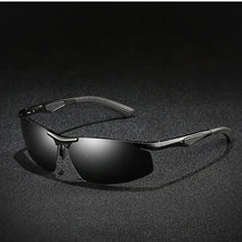 Load image into Gallery viewer, Aluminum Magnesium Men Polarized Sunglasses Aviation HD Driving Sun Glasses Male Sport lunette soleil homme oculos M297 + case