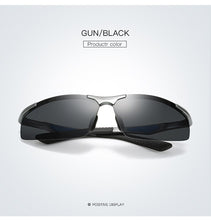 Load image into Gallery viewer, Aluminum Magnesium Men Polarized Sunglasses Aviation HD Driving Sun Glasses Male Sport lunette soleil homme oculos M297 + case