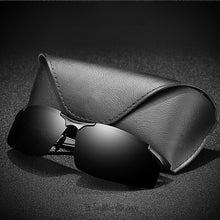 Load image into Gallery viewer, Aluminum Magnesium Men Polarized Sunglasses Aviation HD Driving Sun Glasses Male Sport lunette soleil homme oculos M297 + case