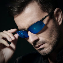 Carica l'immagine nel visualizzatore di Gallery, Aluminum Magnesium Men's Polarized Sun glasses Night Vision Mirror Male Eyewear Sunglasses Goggle Oculos For Men 6502