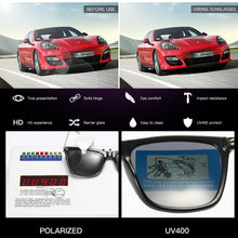Load image into Gallery viewer, Aluminum Magnesium Polarized Men Sunglasses Mirror Square Sun Glasses Brand Male Women Driving Glasses UV400 Eyewear Shades