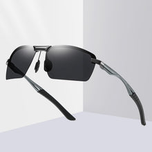 Load image into Gallery viewer, Aluminum Magnesium Wrap-around Sunglasses Women Men Sports Polarized Shades Fishing Driving Sun Glasses UV400 Brand Designer