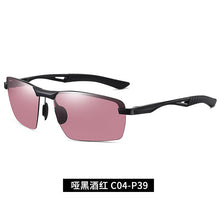 Load image into Gallery viewer, Aluminum Magnesium Wrap-around Sunglasses Women Men Sports Polarized Shades Fishing Driving Sun Glasses UV400 Brand Designer