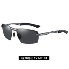 Load image into Gallery viewer, Aluminum Magnesium Wrap-around Sunglasses Women Men Sports Polarized Shades Fishing Driving Sun Glasses UV400 Brand Designer