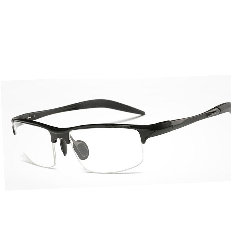 Aluminum Men Eyeglasses Myopia Optical Computer Glasses Frame Brand Design Plain Eye Glasses Retro De Grau Femininos