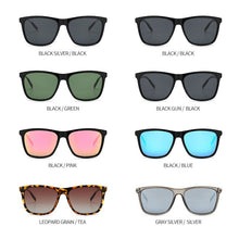 Load image into Gallery viewer, Aluminum-magnesium Material Polarized Sunglasses Men's Brand Design Classic Square Eyewear with UV400 Lens Driving Sun Glasses