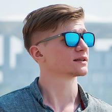 Load image into Gallery viewer, Aluminum-magnesium Material Polarized Sunglasses Men's Brand Design Classic Square Eyewear with UV400 Lens Driving Sun Glasses