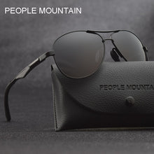 Load image into Gallery viewer, Aluminum magnesium Polarized men's Sunglasses men women aviation style male Sun Glasses Brand Designer man oculos driving shades