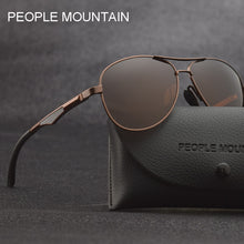 Load image into Gallery viewer, Aluminum magnesium Polarized men's Sunglasses men women aviation style male Sun Glasses Brand Designer man oculos driving shades