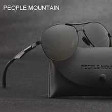 Load image into Gallery viewer, Aluminum magnesium Polarized men's Sunglasses men women aviation style male Sun Glasses Brand Designer man oculos driving shades