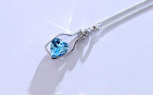Load image into Gallery viewer, Amazing New Women Ladies New Love Drift Bottles Crystal Chain Pendants Necklace Girl Gift